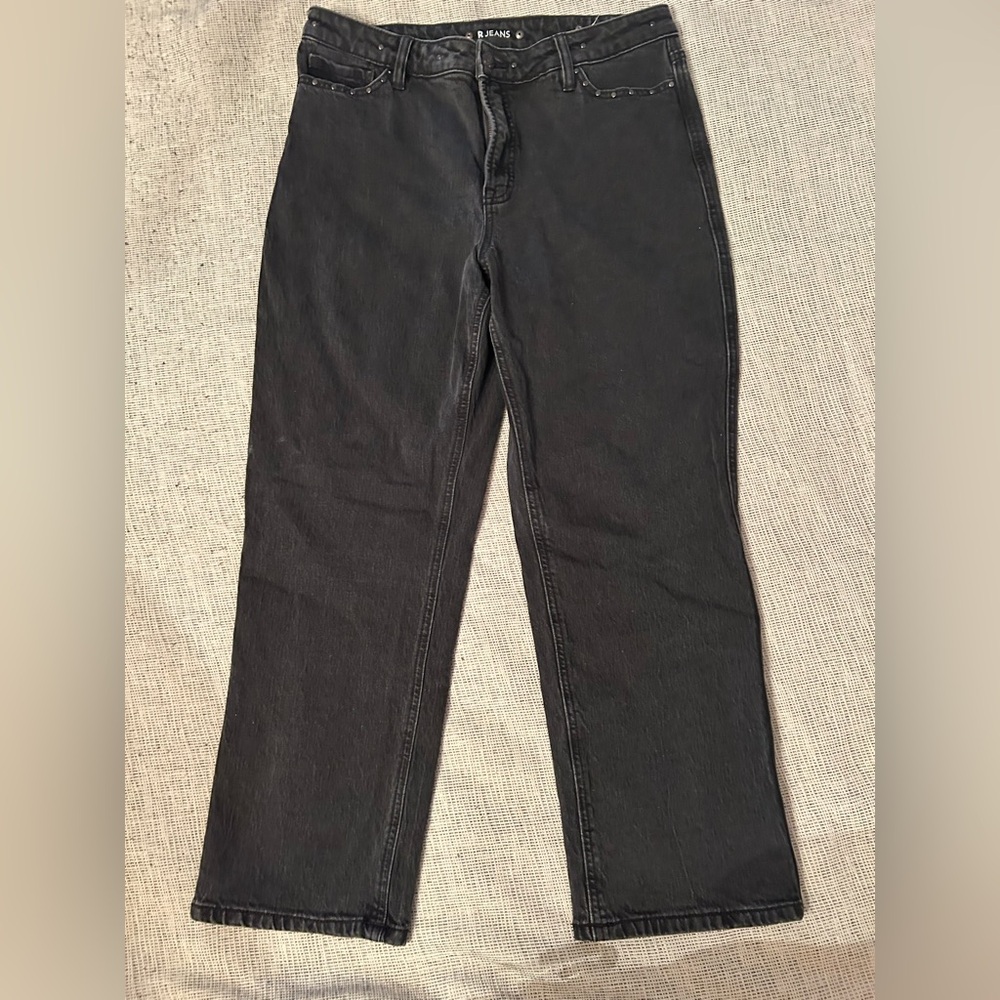 Reitmans Women's Straight Leg Jeans - Dark Gray -31P